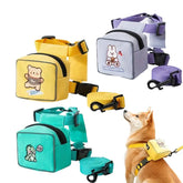 Dây Dắt Yếm Cho Chó Mèo Kèm Túi Thêu Hình
